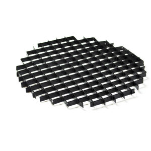Jason 1 Light Black Louver Ceiling Light