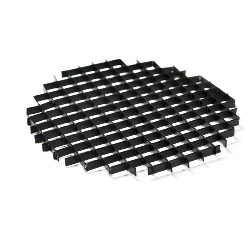 Jason 1 Light Black Louver Ceiling Light