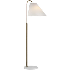 kate spade new york Kinsley 54.5 inch 7 watt Soft Brass Floor Lamp Portable Light, Medium