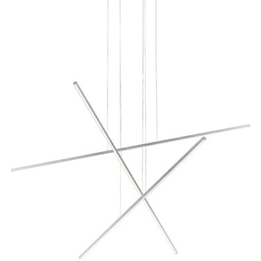 Vega Minor Multi Pendant Ceiling Light in Brushed Nickel