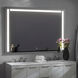 Skylight 48 X 48 inch Black LED Lighted Mirror, Vanita by Oxygen