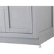Alden 72 X 35 inch Grey Bathroom Vanity Cabinet