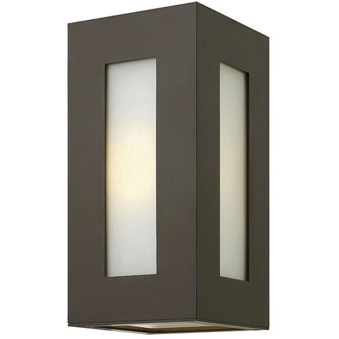 Dorian LED 12 inch Bronze Outdoor Wall Mount Lantern, Small