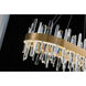 Canada LED 16 inch Gold LED Chandelier Ceiling Light