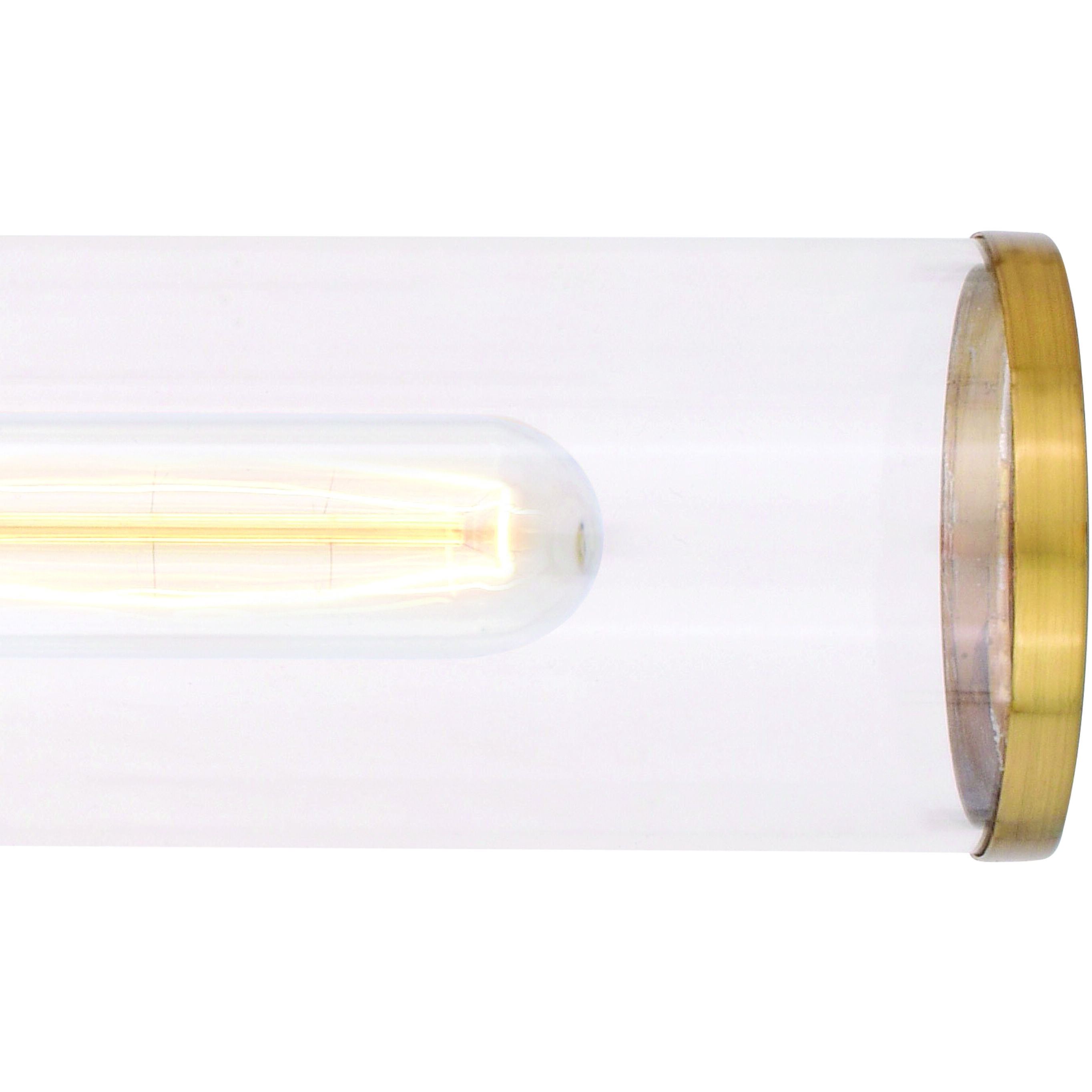 Levitt LED 19.25 inch Satin Brass Bathroom Light Wall Light