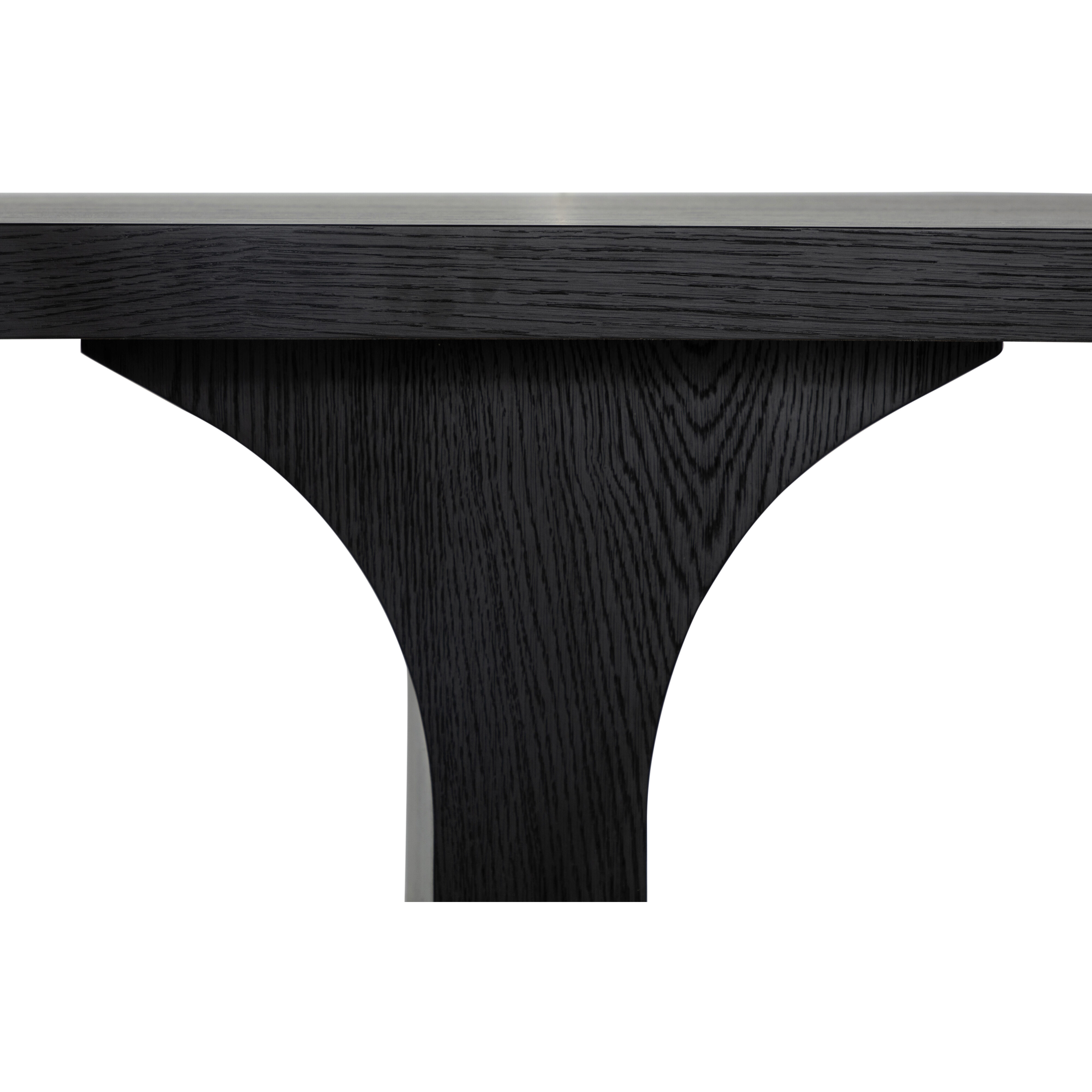 Miera 84 X 42 inch Brushed Black Dining Table