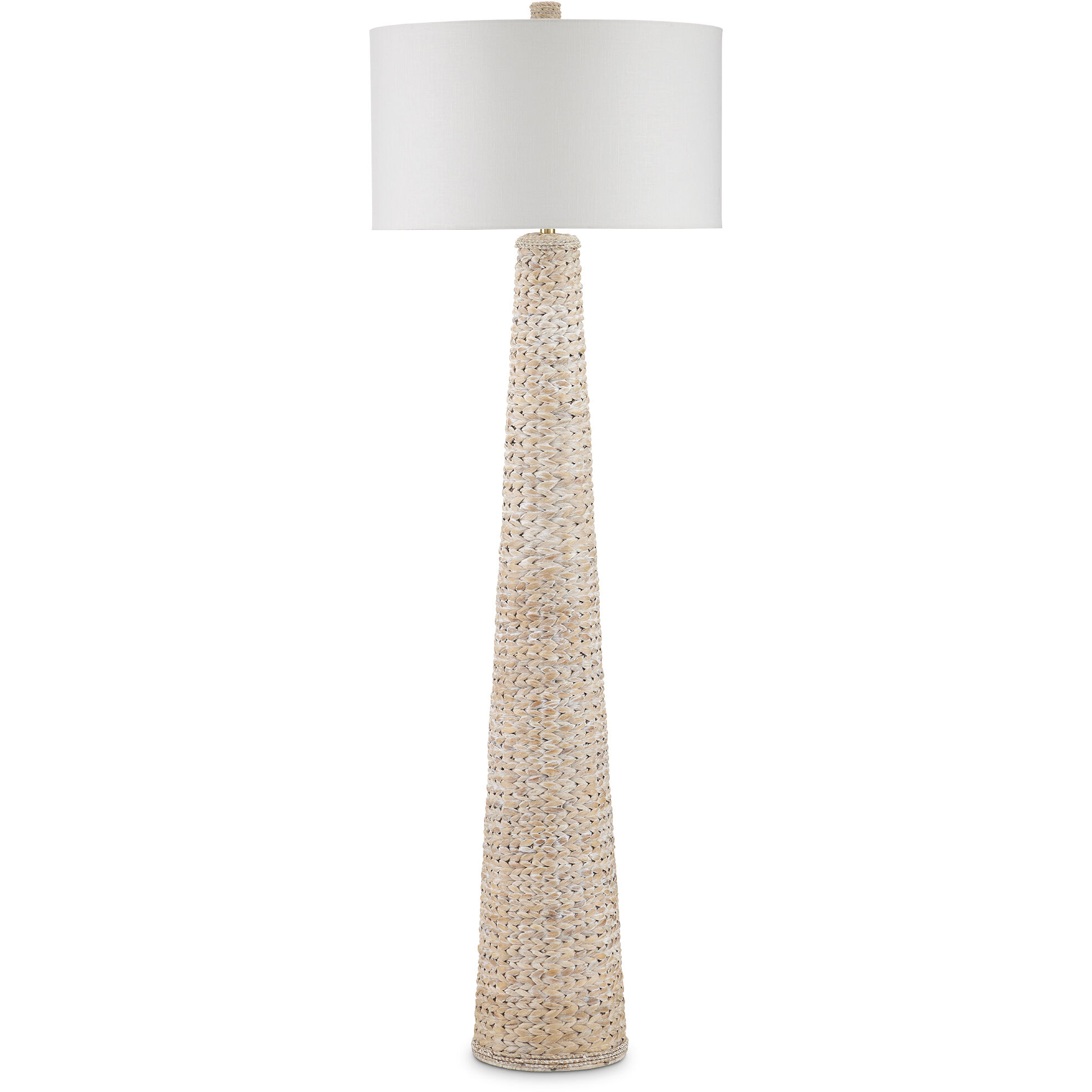 Birdsong 67 inch 150 watt Whitewash Floor Lamp Portable Light