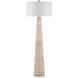 Birdsong 67 inch 150 watt Whitewash Floor Lamp Portable Light