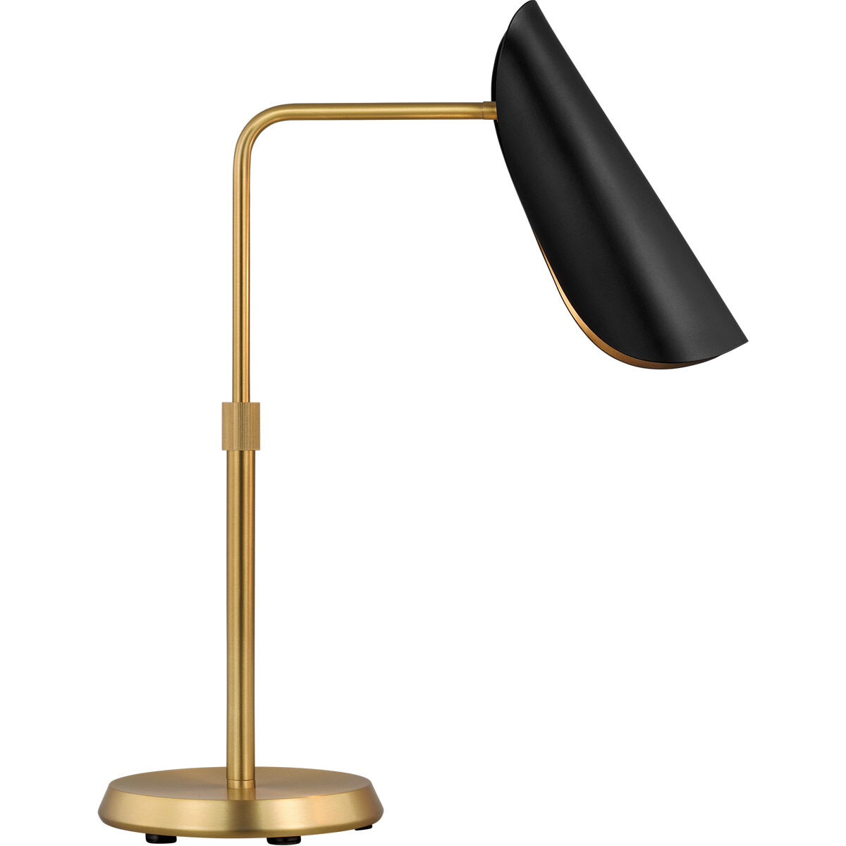Brass and black table lamp 2025