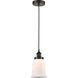 Edison Canton LED 6 inch Oil Rubbed Bronze Mini Pendant Ceiling Light