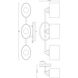 Kane 3 Light 24 inch Satin Nickel Bathroom Vanity Light Wall Light, Essentials