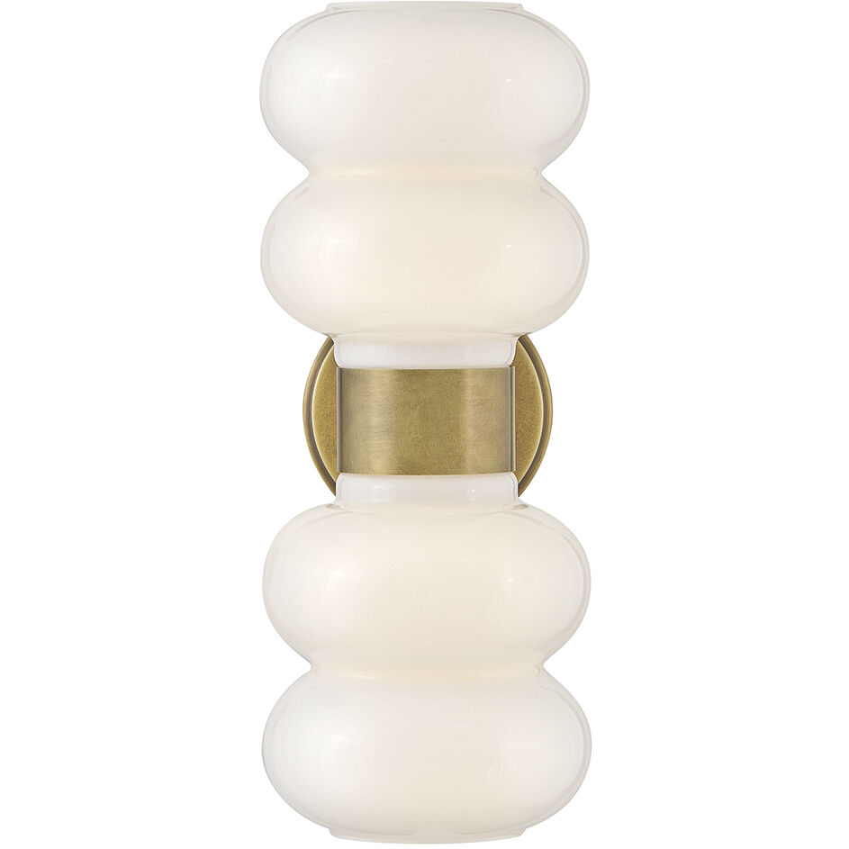 Nadia Sconce Wall Light in Lacquered Brass