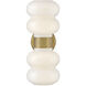 Nadia Sconce Wall Light in Lacquered Brass
