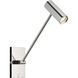 Sean Lavin Ponte 12.6 inch 8.40 watt Polished Nickel Task Wall Sconce Wall Light