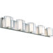 Zoe LED 32 inch Chrome Bath Vanity Light Wall Light