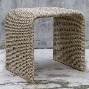 Calabria 24 X 24 inch Woven Seagrass End Table