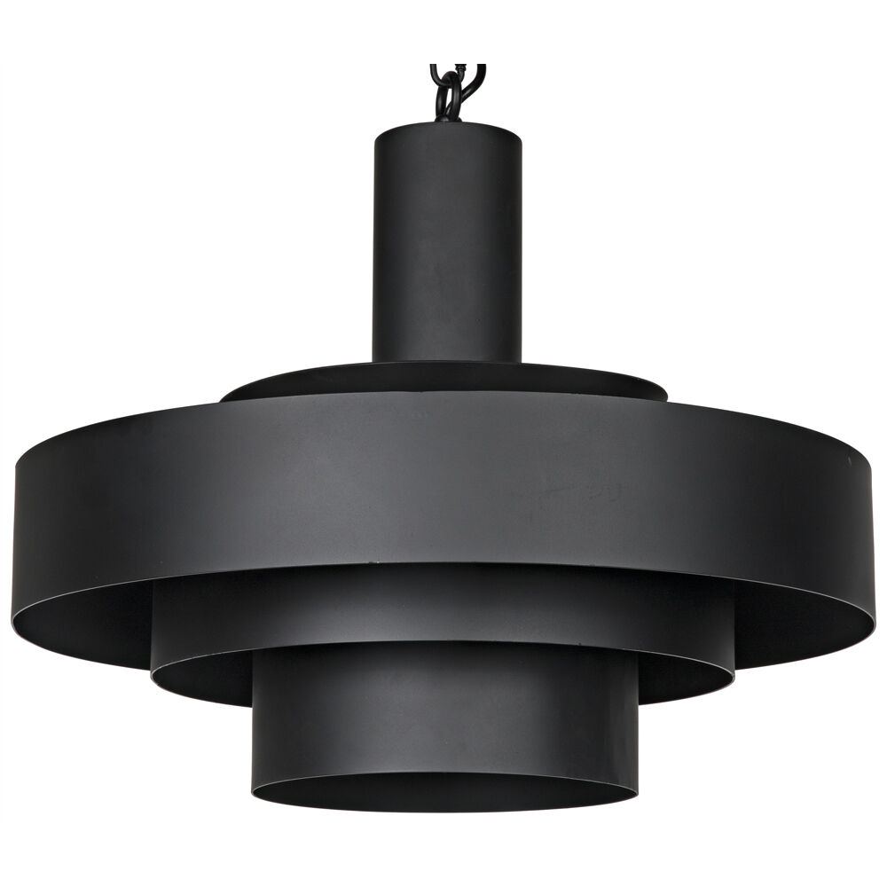 Parlor 4 Light 22 inch Matte Black Pendant Ceiling Light