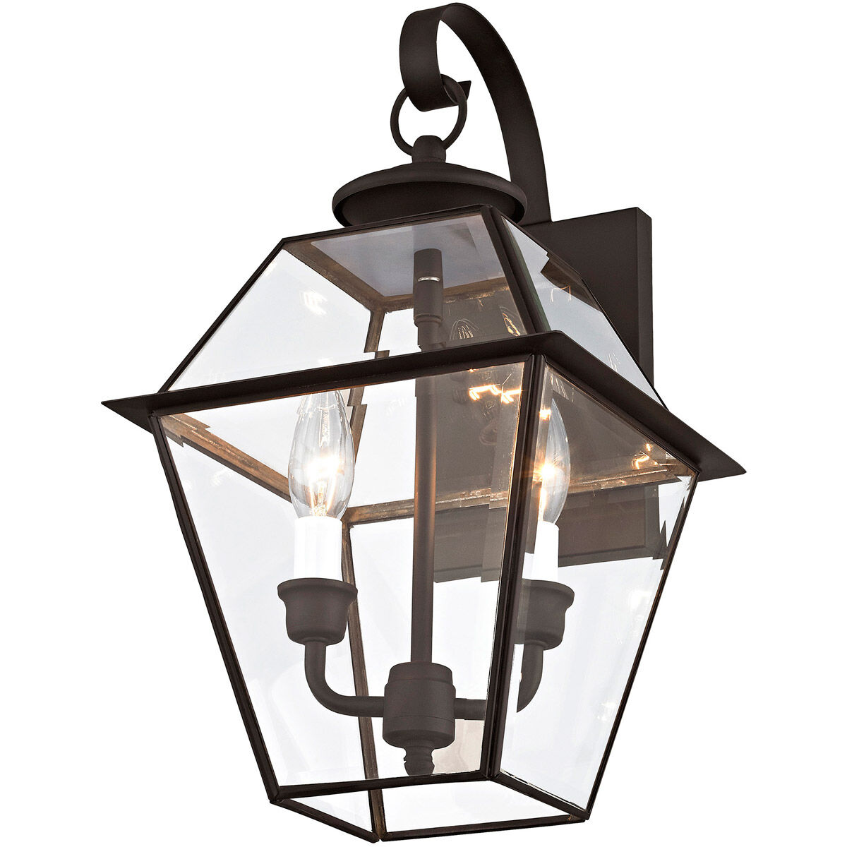 Westover 2 Light 16.5 inch Bronze Outdoor Wall Lantern