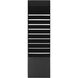Kelly by Kelly Wearstler Lamel LED 19 inch Outdoor Black Outdoor Wall Lantern