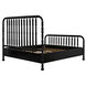 Bachelor Hand Rubbed Black Bed, Eastern King