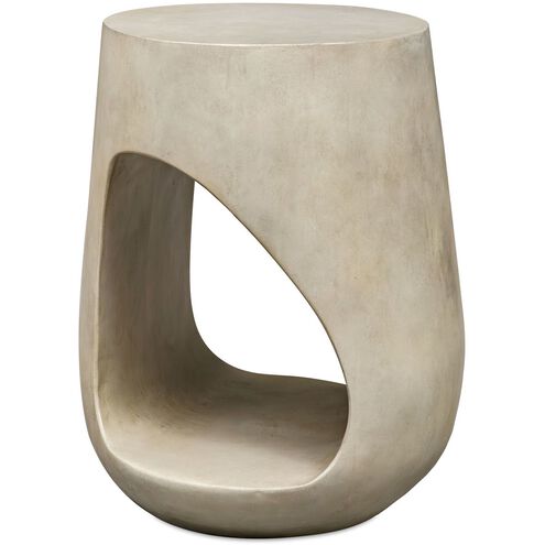 Lithos 23 X 18 inch Warm Gray Concrete Outdoor Accent Table