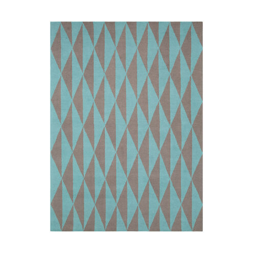 Hilda 132 X 96 inch Teal Indoor Area Rug, Rectangle