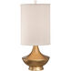 Cleopatra 26 inch 100 watt Gold Lacquer Table Lamp Portable Light