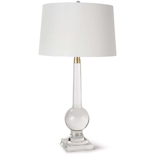 Stowe 34 inch 150.00 watt Clear Table Lamp Portable Light