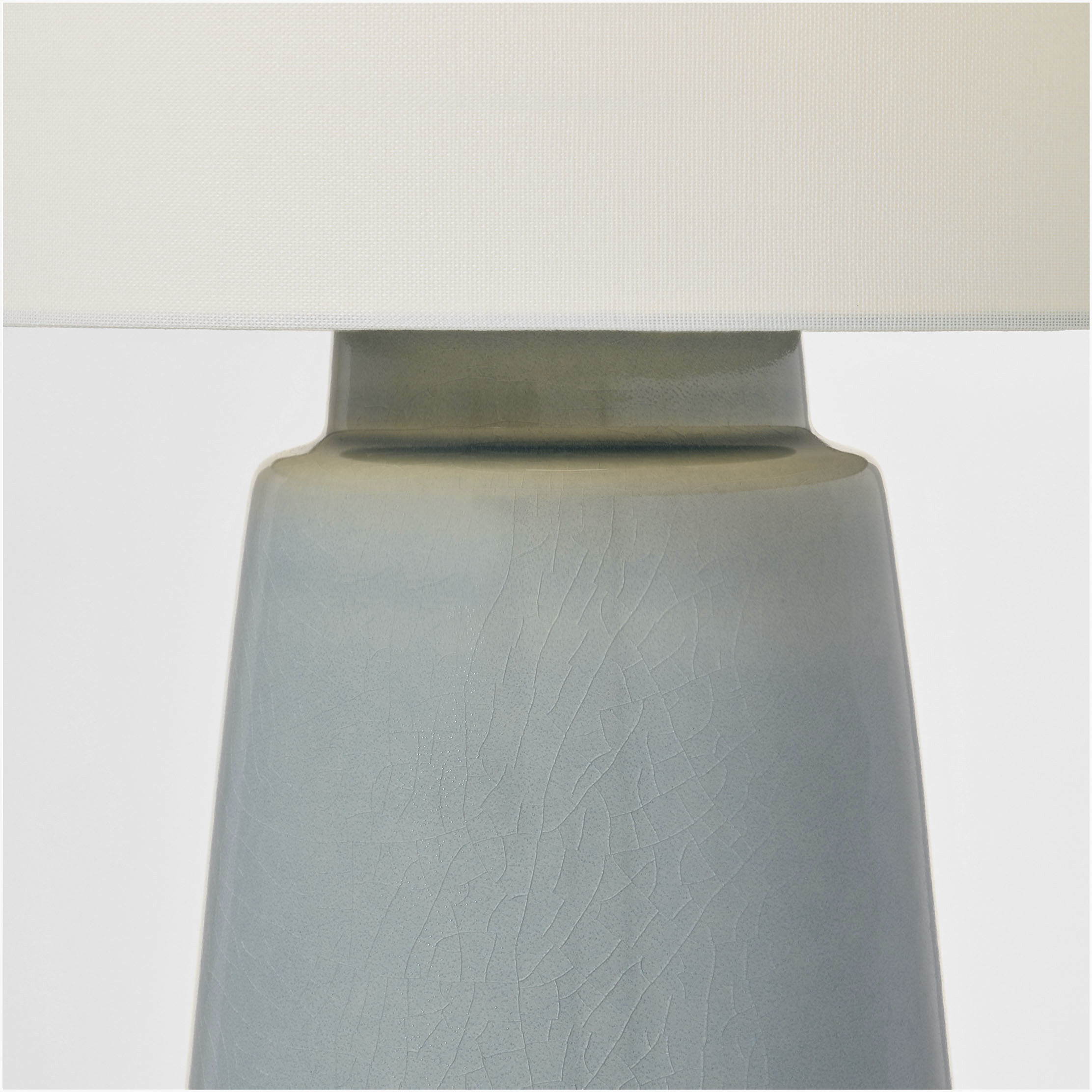 Barbara Barry Vessel 23 inch 9 watt Blue Anglia Crackle Table Lamp Portable Light