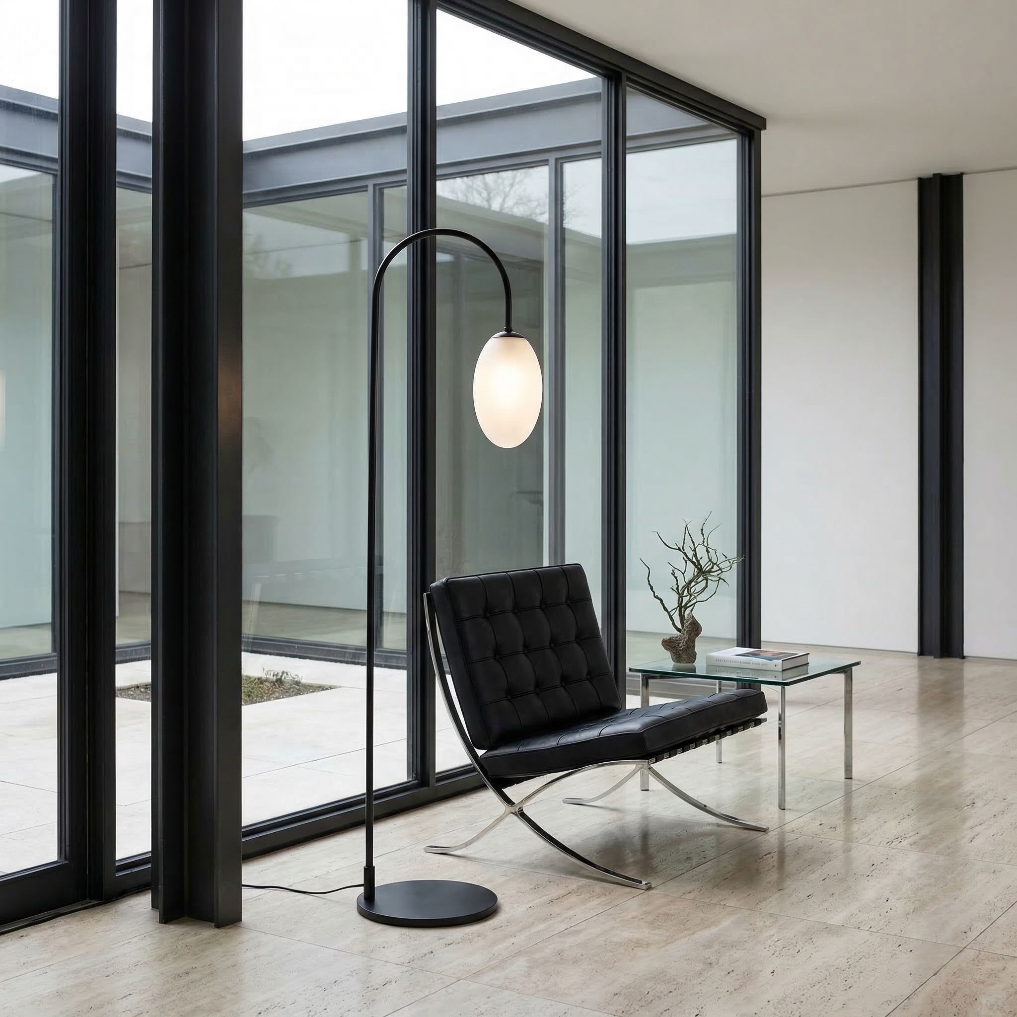 Swan 74 inch 60.00 watt Matte Black Floor Lamp Portable Light