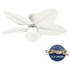 Tropic View 52 inch Matte White Outdoor Ceiling Fan