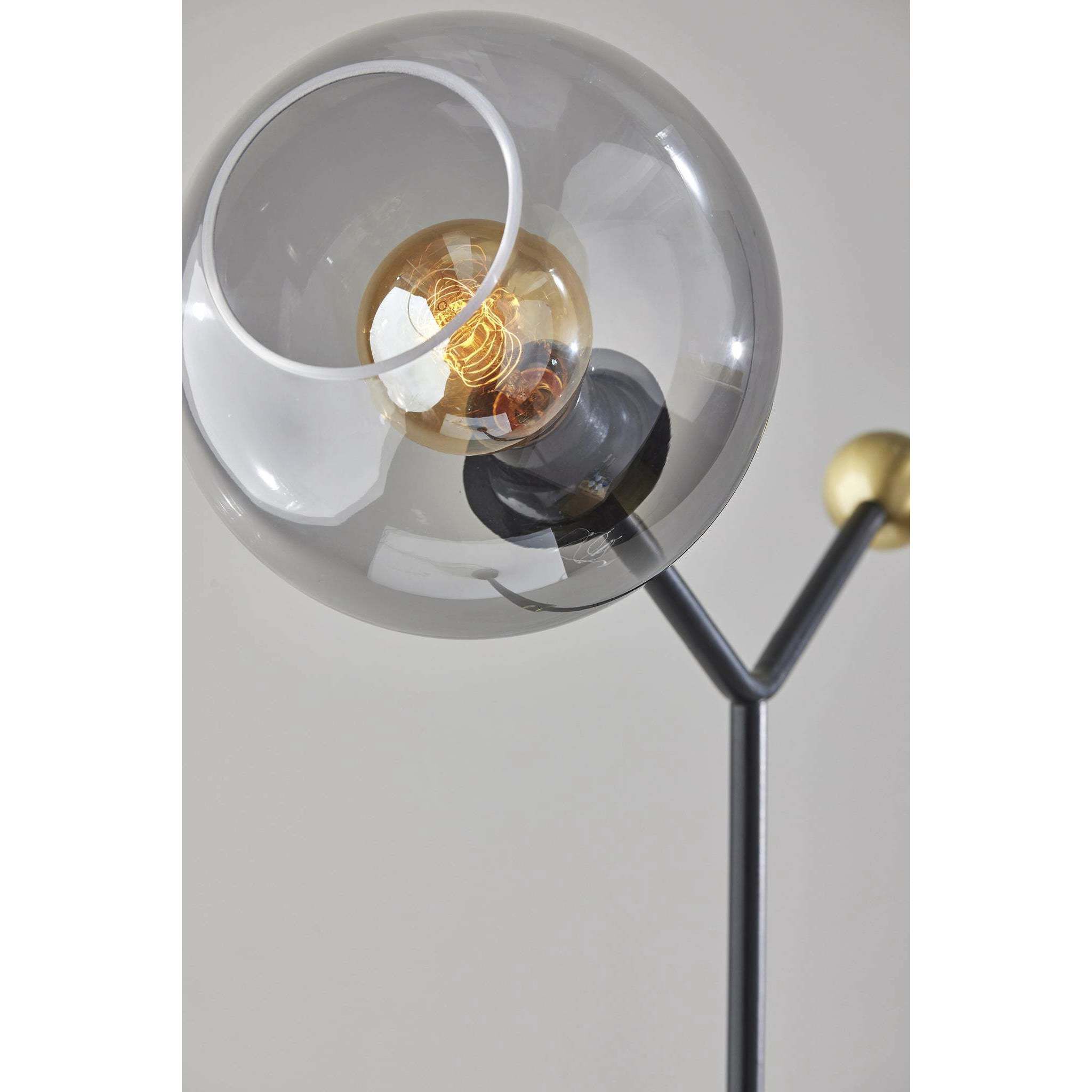 Dusk 62 inch 40.00 watt Black Floor Lamp Portable Light