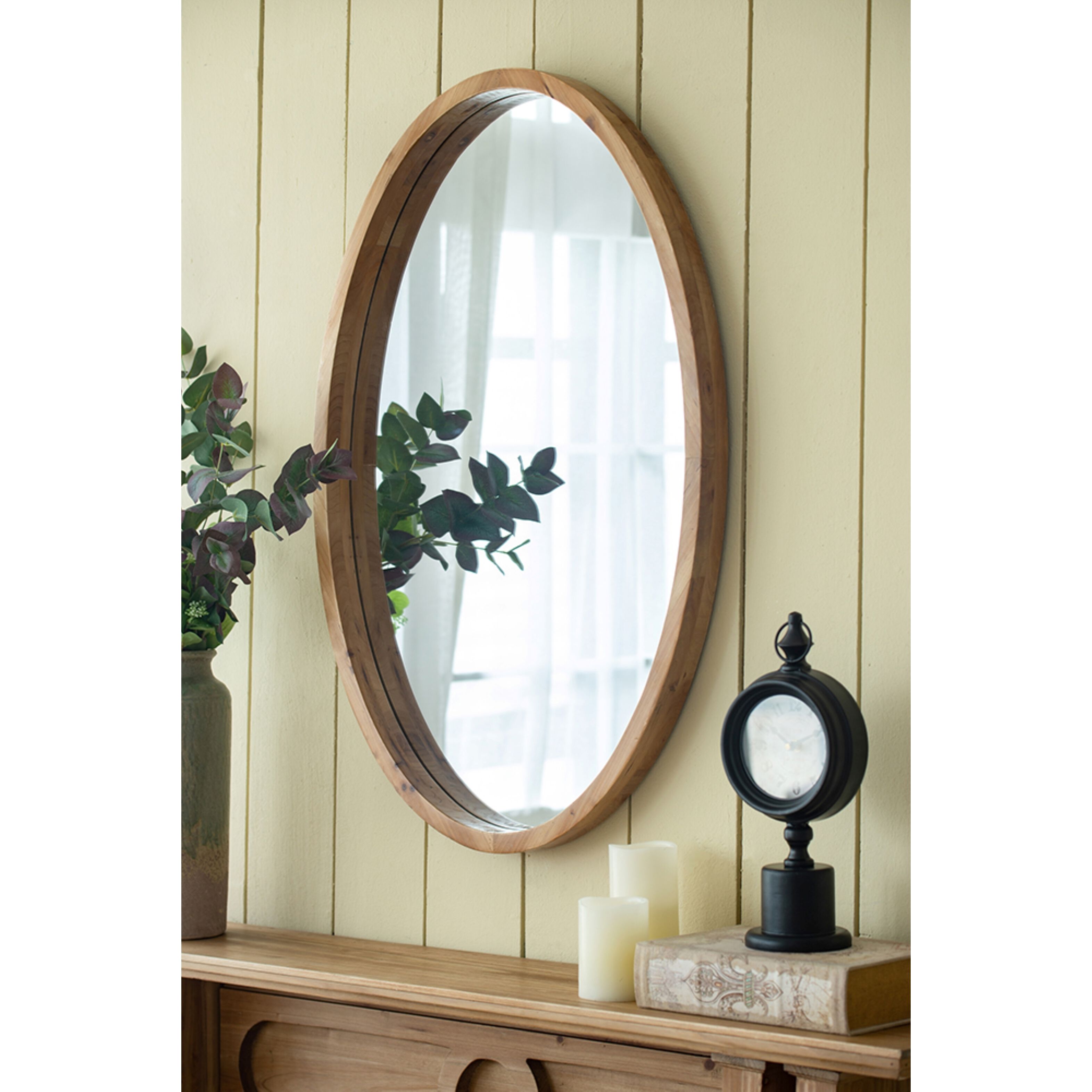 Charleston 35.4 X 23.6 inch Brown Wall Mirror