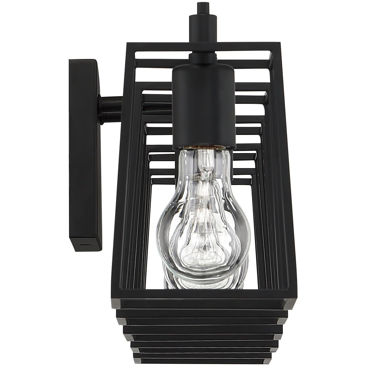 Dunn 5 Light 41 inch Flat Black Vanity Light Wall Light