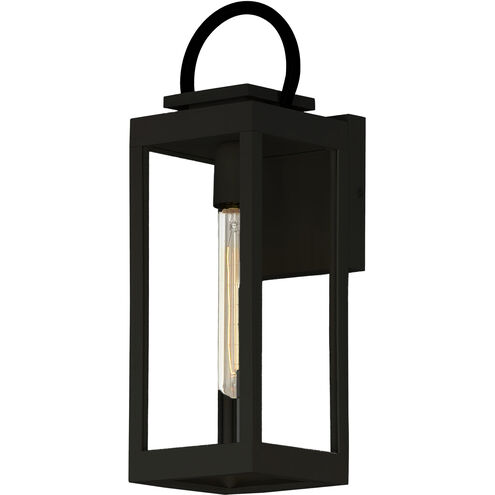 Nassau Vivex 1 Light 16 inch Black Outdoor Wall Mount