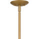 Kimberly 5 Light 30 inch Brushed Weathered Brass Chandelier Ceiling Light