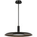Avroko Saucer 1 Light 18 inch Dark Bronze/Darkened Brass Pendant Ceiling Light