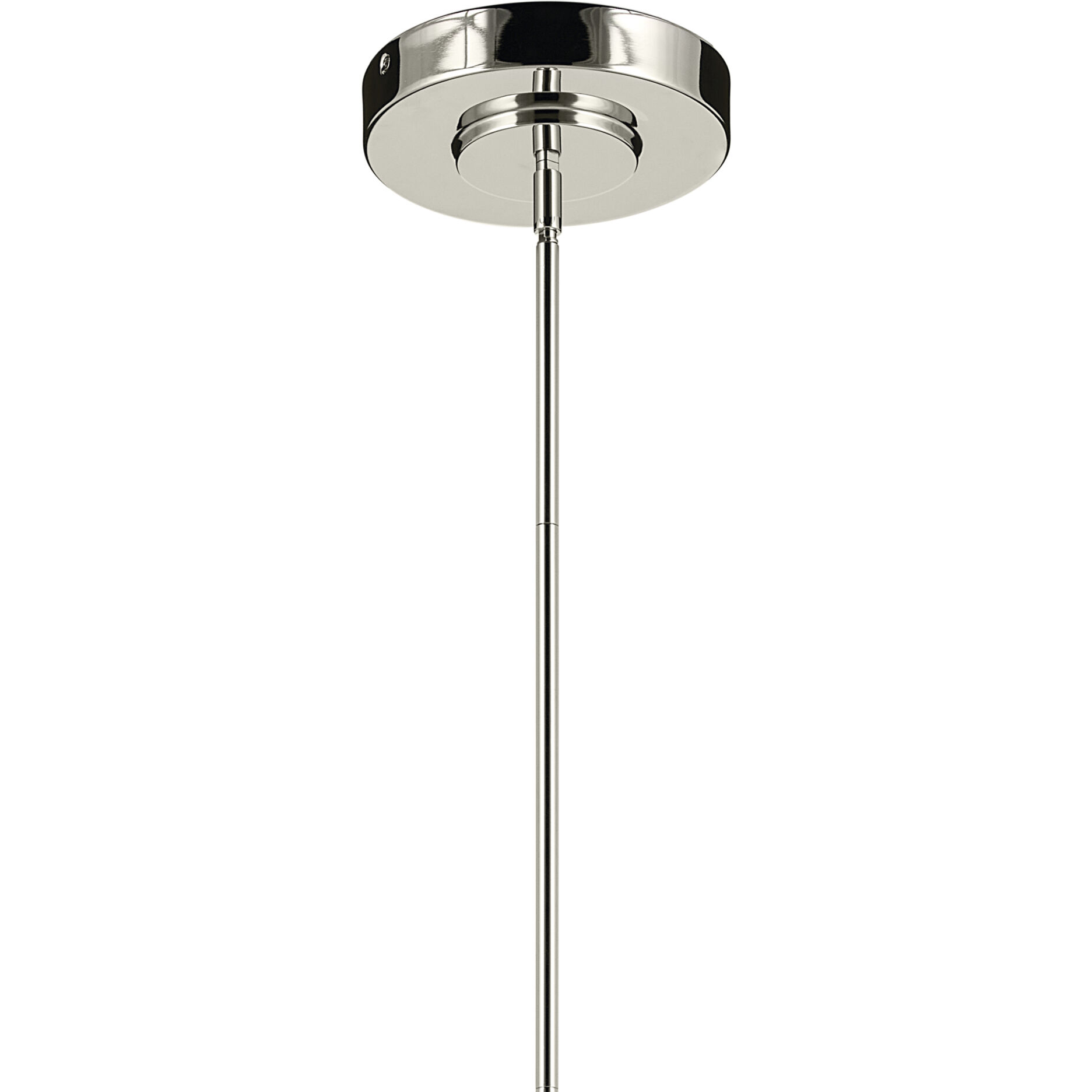 Riven LED Polished Nickel Chandelier Ceiling Light