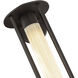 Alora Mood Tenko 1 Light 17.63 inch Bronze and Glossy Opal Glass Outdoor Wall Light