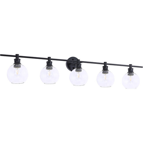 Collier 5 Light 47 inch Black Wall sconce Wall Light