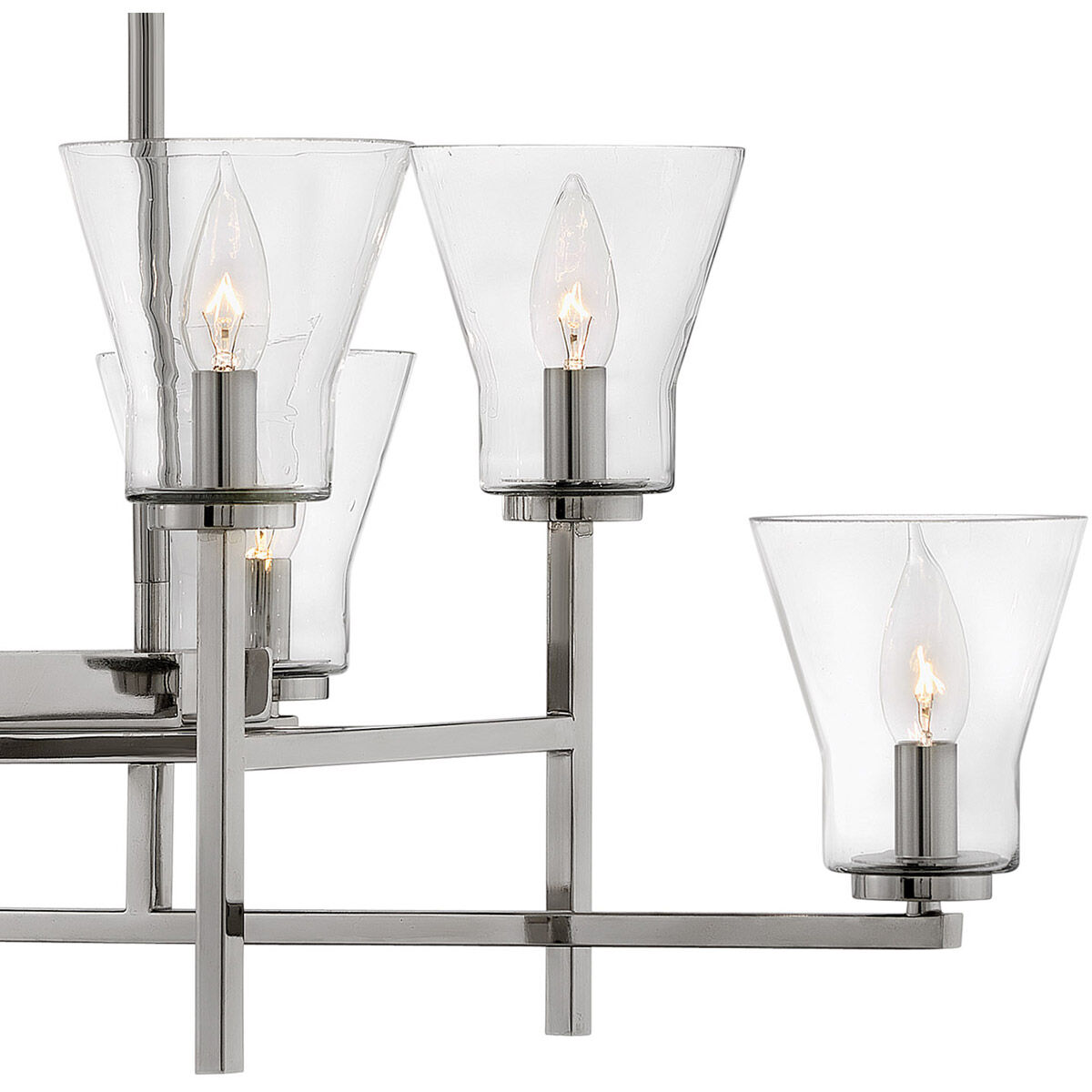 Arden 8 Light 40 inch Polished Antique Nickel Chandelier Ceiling Light