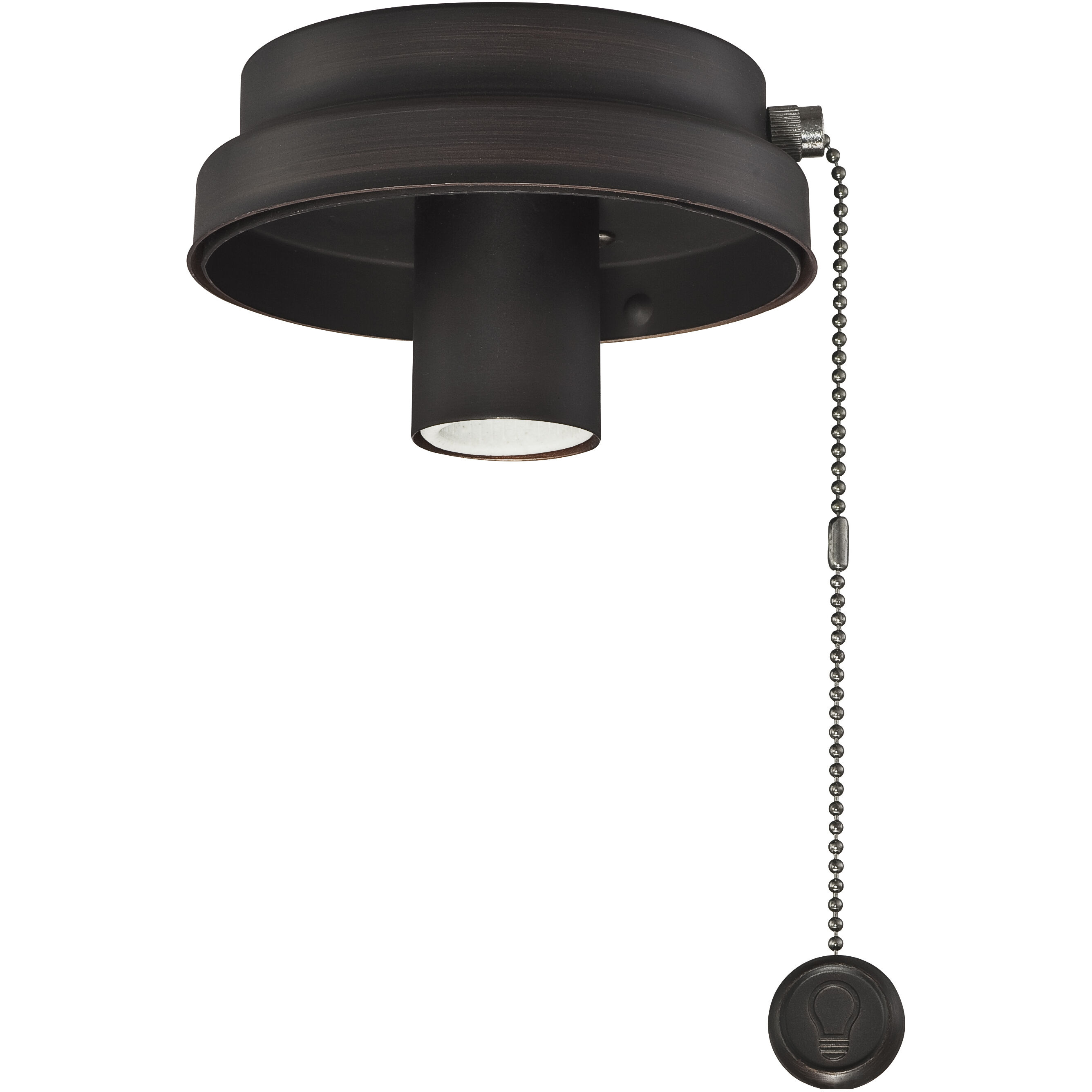 Fitters 1 Light Dark Bronze Fan Light Kit