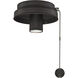 Fitters 1 Light Dark Bronze Fan Light Kit