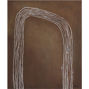 Fallbrook White/Brown Canvas Art