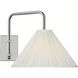 Amber Lewis Waylon LED 10 inch Polished Nickel Articulating Sconce Wall Light