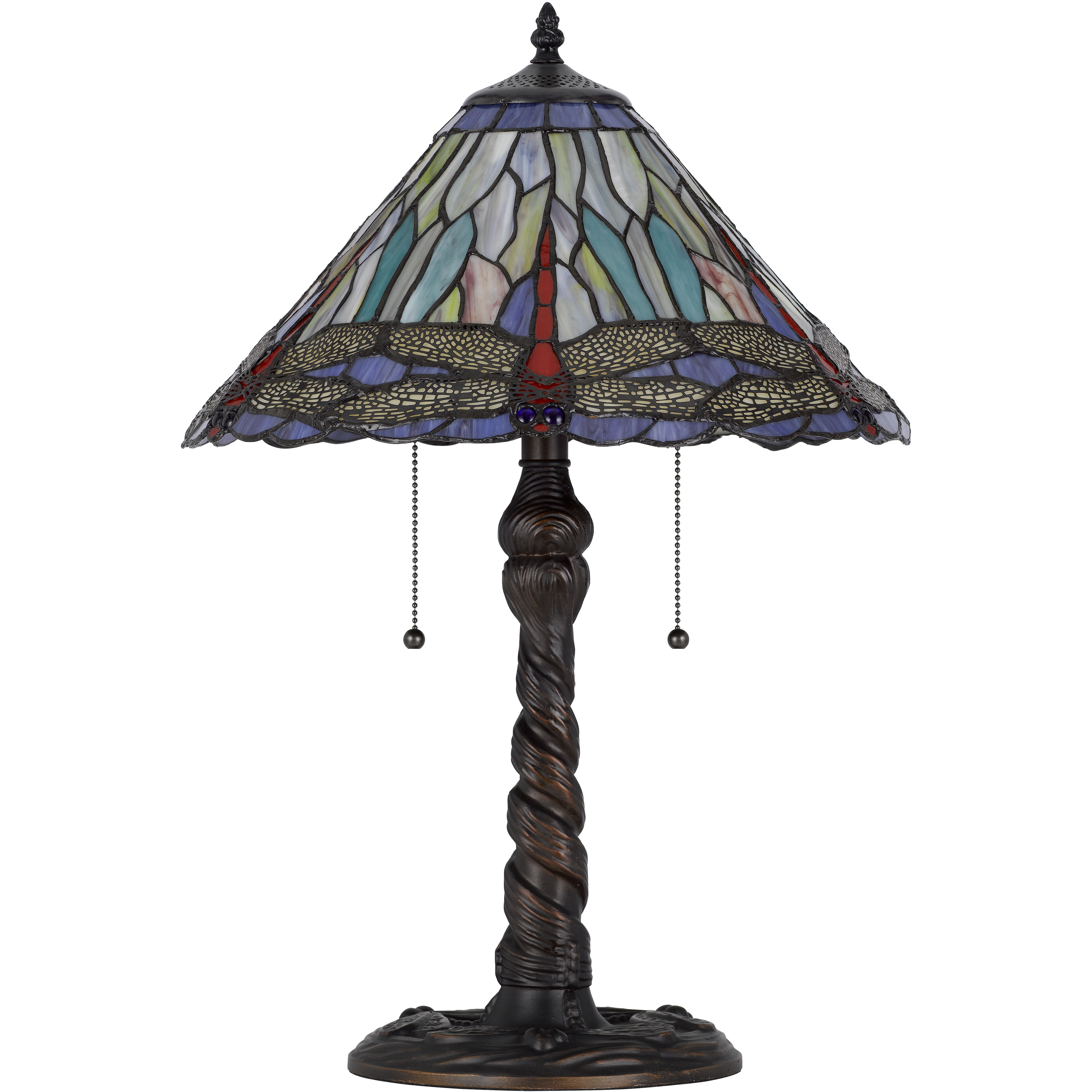 3109 Tiffany 23 inch 60.00 watt Dark Bronze Table Lamp Portable Light