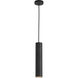 Hashira 1 Light 4.33 inch Matte Black Interior Pendant Light Ceiling Light