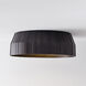 Clodagh Bling LED 21.1 inch Plated Dark Bronze Flushmount Ceiling Light