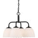 Dorinda 4 Light 18 inch Matte Black Pendant Ceiling Light