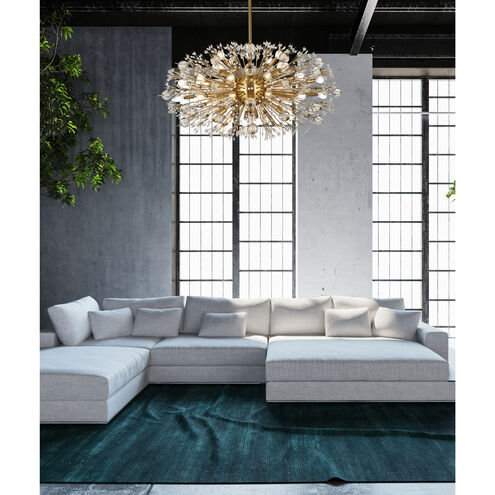 Vera 38 Light 42 inch Gold Pendant Ceiling Light